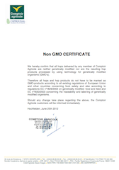 Non GMO Certificate